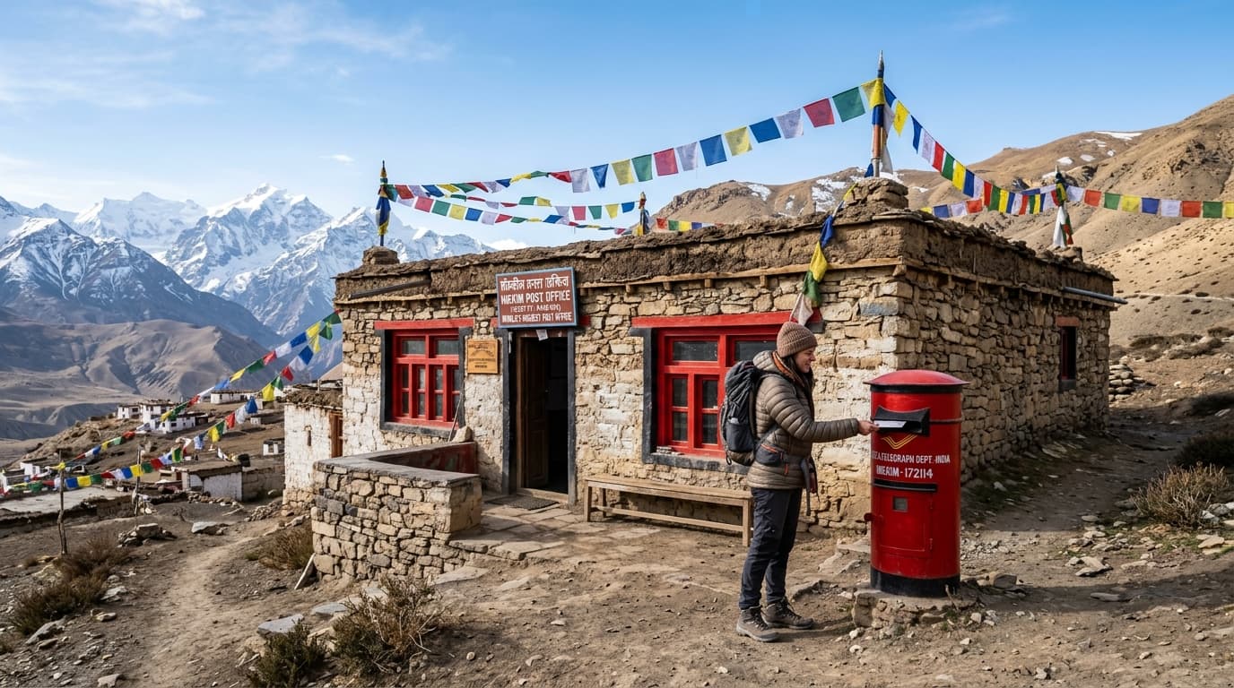 World’s Highest Post Office in Hikkim